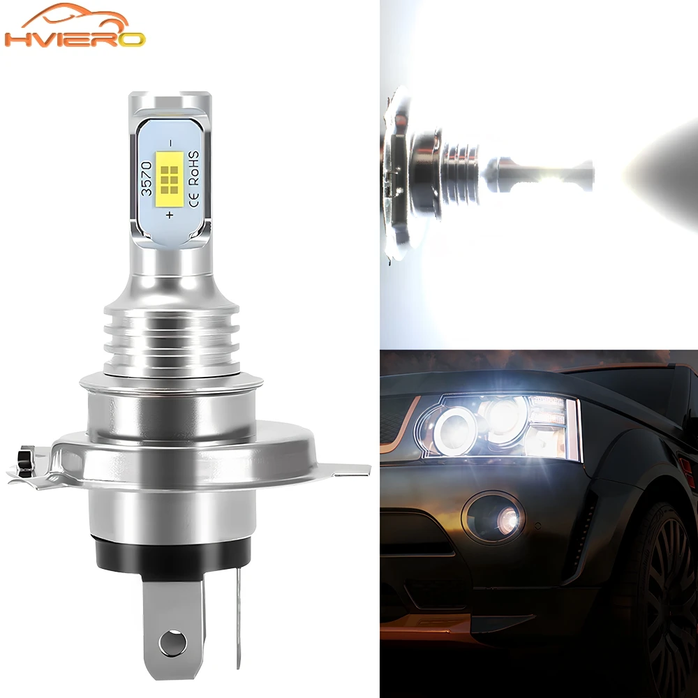 

1X Car LED CSP Mini H1 H4 H7 H11 9005 Reverse Brake Turn Signal Lamp Daylight Floodlight Bulb Fog Light 6500K Auto 12V Headlight