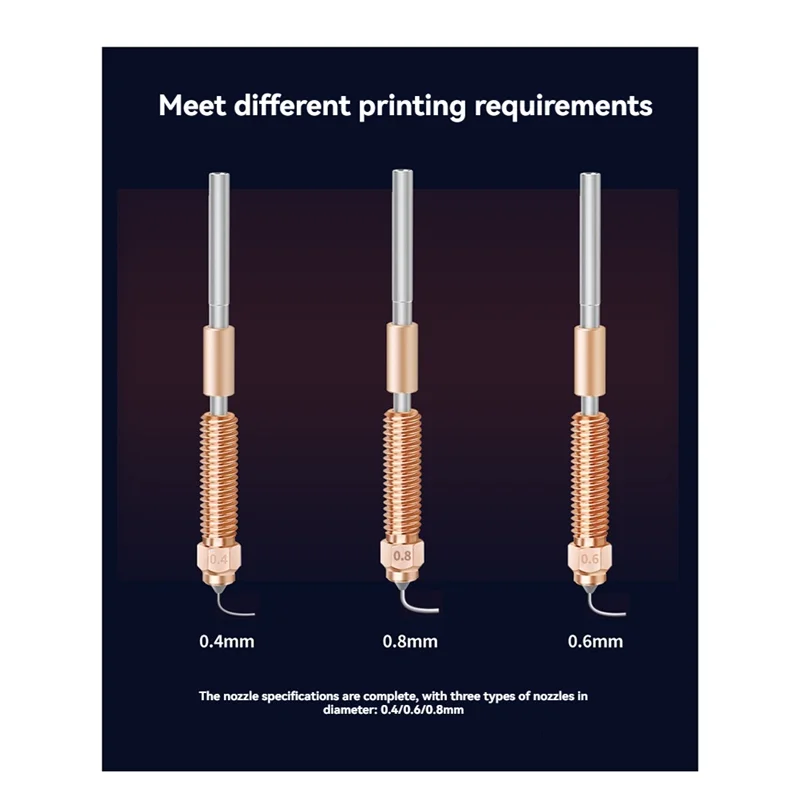 

Превосходный комплект Hotend для Creality K2 Plus, сменный нагревательный блок, горячий конец для деталей 3D-принтера, быстросменное сопло