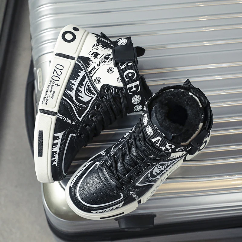 Fleece High Top Sneakers 5