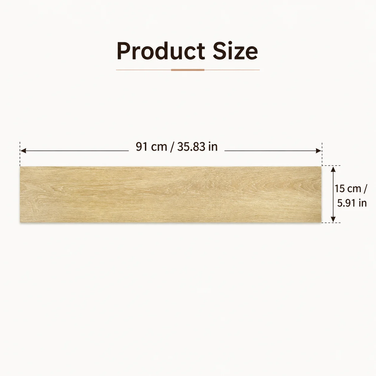 5pcs 91x15cm  Sself-adhesive floor sticker  Wood Grain Floor Wallpaper 3d Wall Sticker Waterproof room wear-resistant sticke