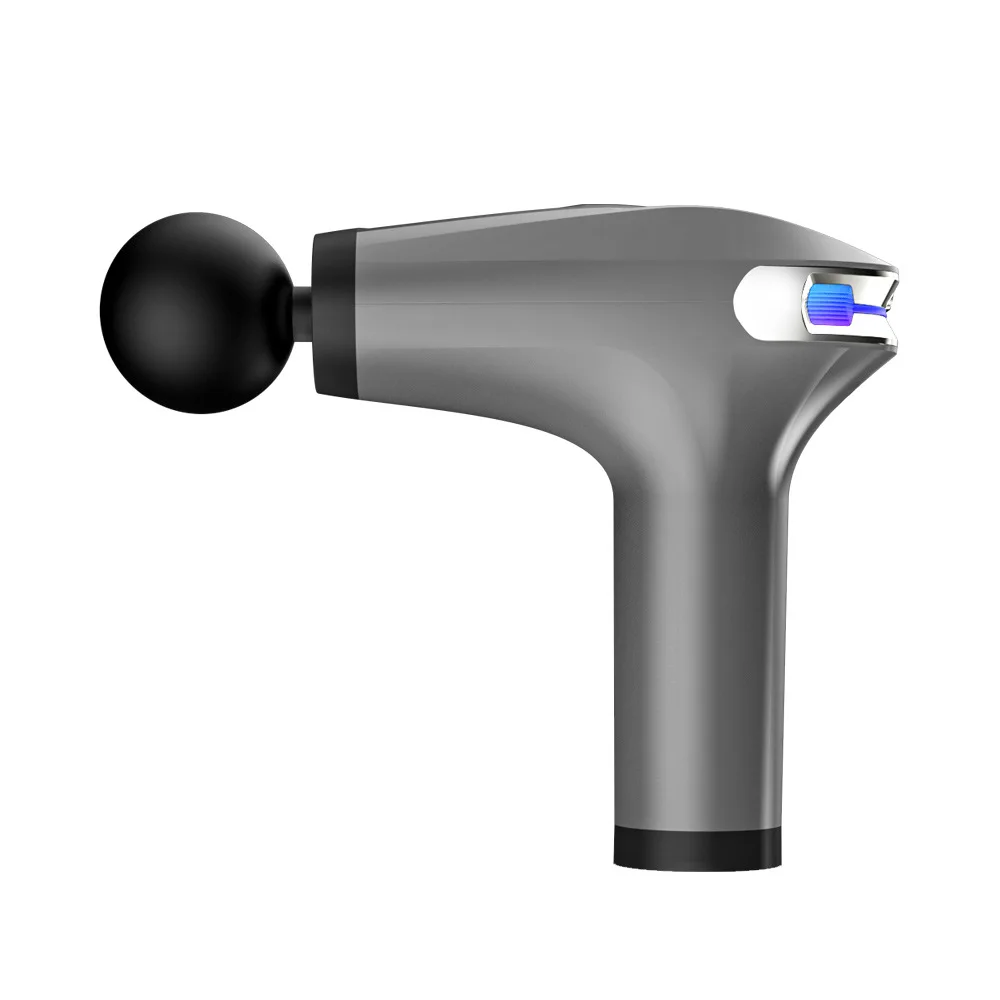 Pistola de Massagem Elétrica com Alça Alongada Massageador de Relaxamento Muscular Portátil de Grau Profissional
