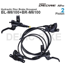 SHIMANO DEORE M6100 Hydraulic Disc Brake Groupset with M6100 Brake Lever and BR-M6100 Brake Caliper JK Original Parts