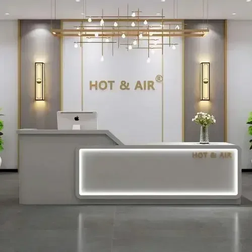 

Y Beauty Salon Cashier Counter Clothing Store Yoga Studio Arc Bar Counter Company Front Desk Reception Desk