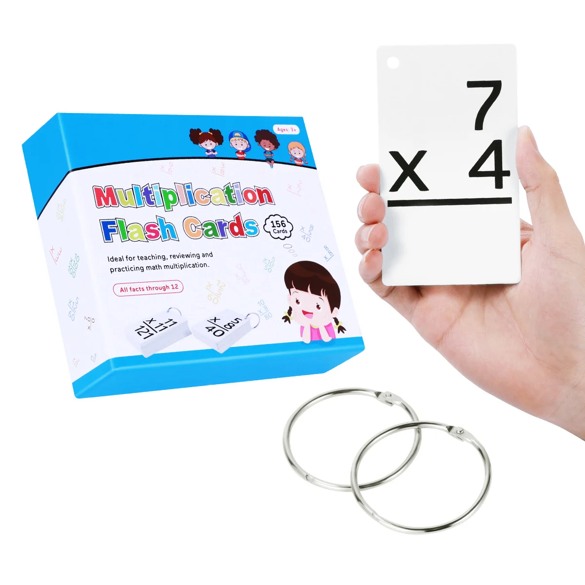 

Flash Multiplication Cards Teaching Tools Flashcards Toddler Kids Toys Study Learning Educational