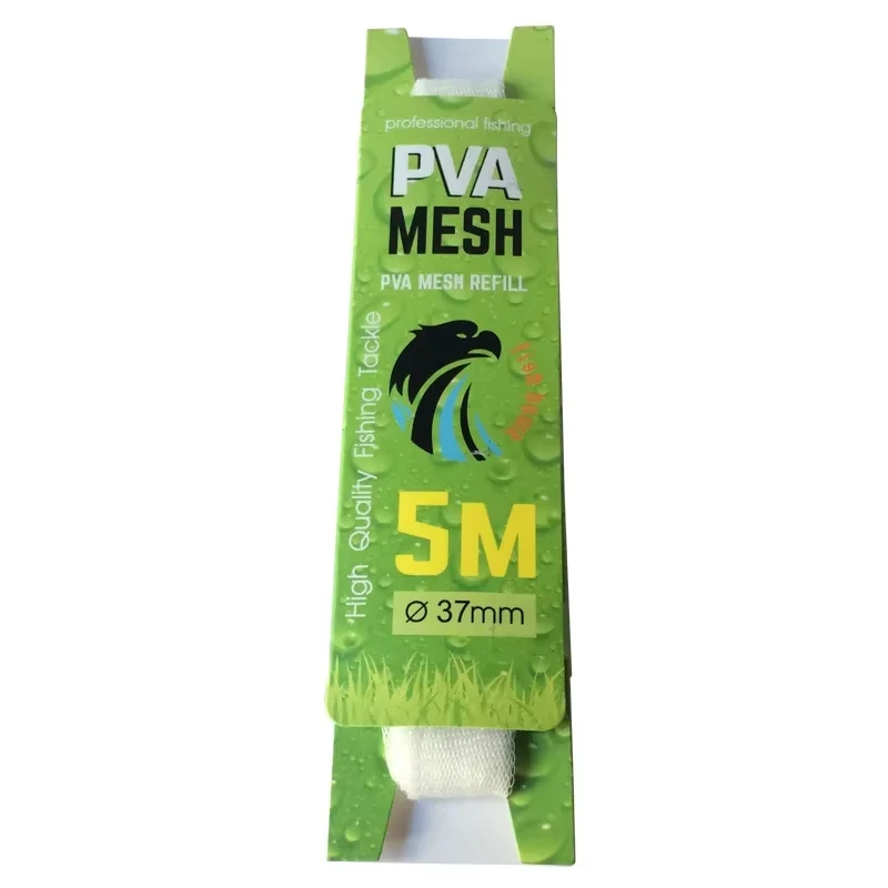 5M Mesh Wateroplosbare Vissen Nest 18/25/37/44Mm Milieu Karpervissen Feeder Europese vissen Accessoires