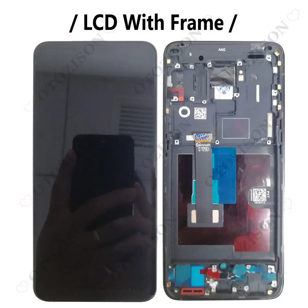 Display For OPPO Reno 2 LCD Reno2 LCD With Frame PCKM70 PCKT00 PCKM00 CPH1907 LCD Screen Touch Digitizer Assembly Replacement