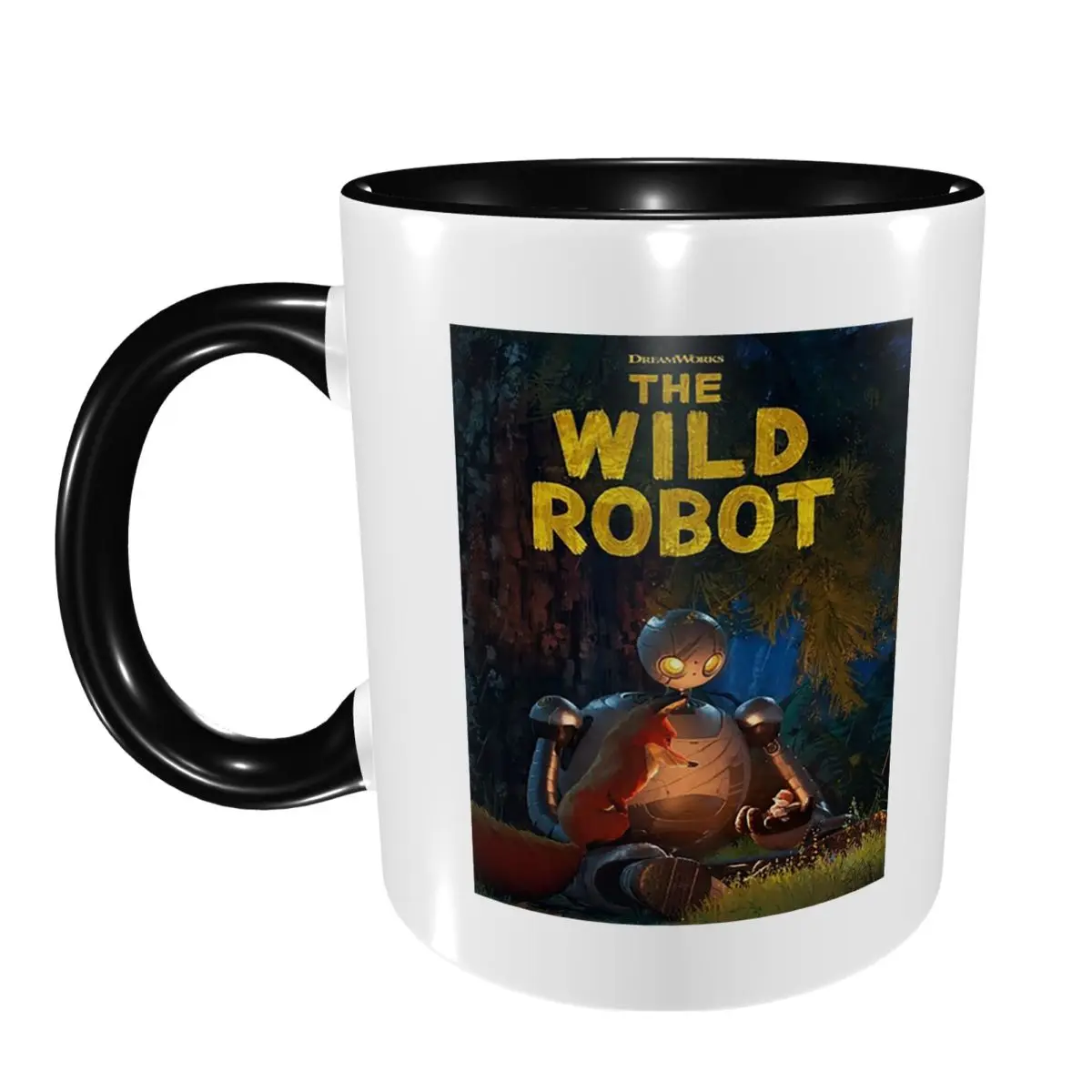 The Wild Robot Mug Funny Ceramic Coffee Cups Tea Mugs Milk Cup Drinkware Gifts for Woman Man