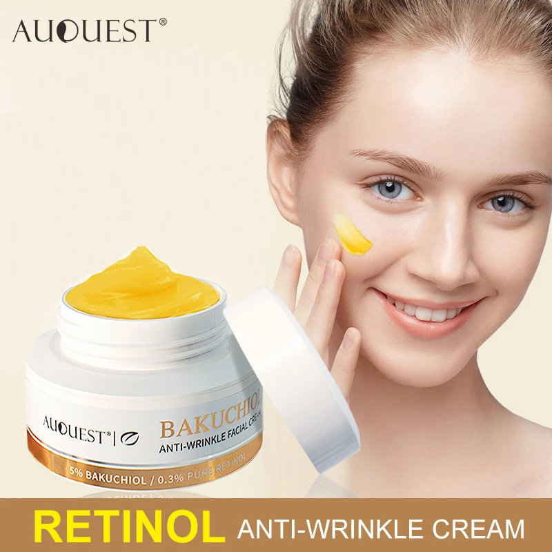 

AUQUEST Retinol Cream Anti-Wrinkle Anti-Aging Facial Cream Hyaluronic Acid for Face Moisturizing Whitening Dark Spot Skin Care