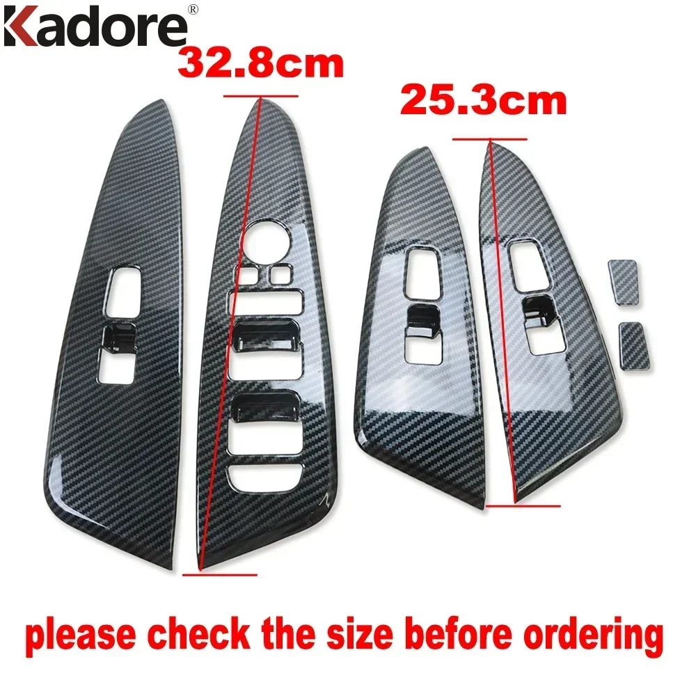 For KIA Sportage NQ5 2021-2024 2025 Wood Grain Car Inner Door Window Lift Switch Button Panel Cover Trim Interior Accessories