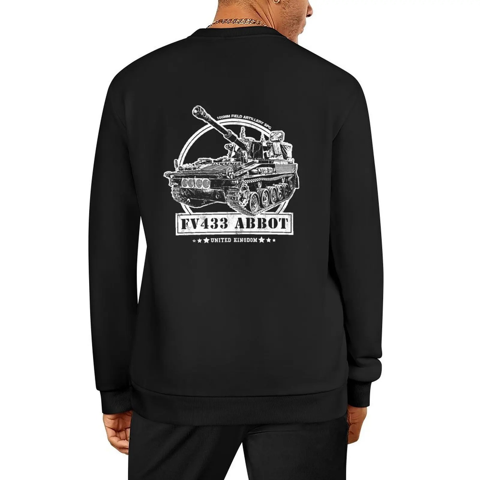 

FV433 Abbot SPG Pullover japanese style men's sweat-shirt set mens clothes men's winter sweater anime sweatshirt