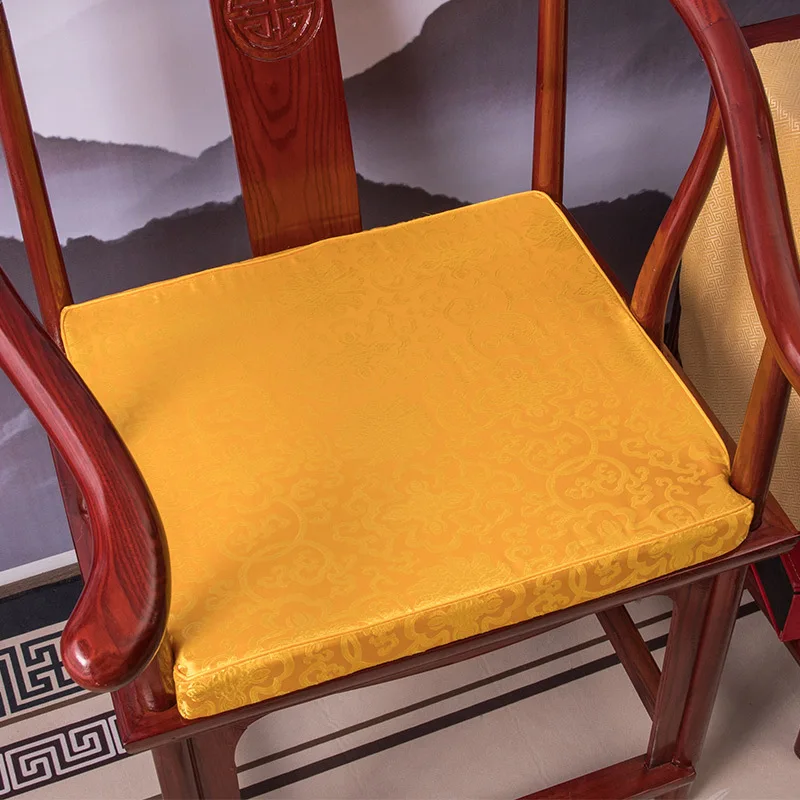 Chinese Style Traditional Chair Cushion Sponge Sofa Cushion Wooden Red Seat Sponge Can Washable Home Soft Seat / Back Cushion
