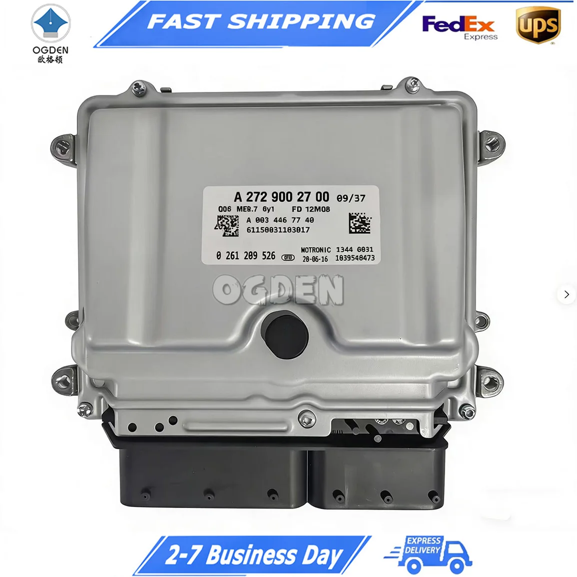 

OGDEN Engine Control Unit Module ECU 0261209526 2729002700 For Mercedes W221 W222