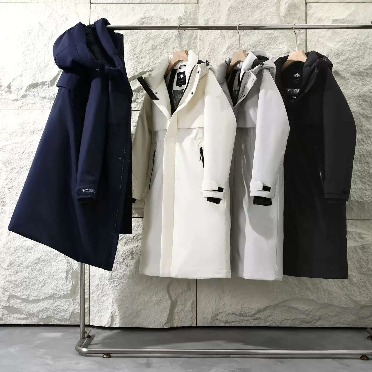 Arctic Exploration Platinum Series Women's Long down Jaet 90% Goose down Anti-Cold 20℃ Thermal Reflection Hooded Coat