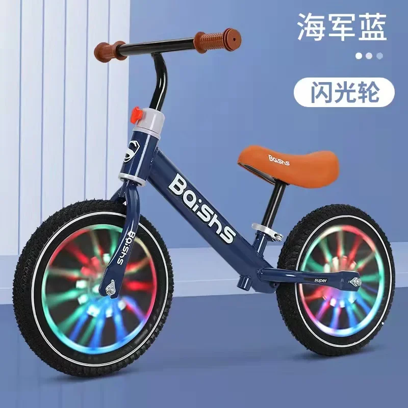 New Detachable Balance Bike Pedalless Bike 2 To 6 Years Old Scooter 12-inch Sliding Balance Bike Flash Wheel