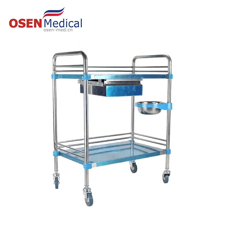 chariot-medical-de-traitement-d'acier-inoxydable-de-meubles-d'hopital-de-xingzimed
