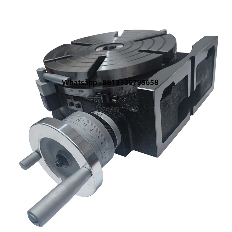 

HV10 10\" Universal Dividing Head CNC Milling Machine Rotary Table Indexing Capabilities for Horizontal Vertical Gear Bearing