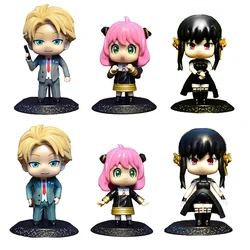 10cm Kawaii Anime Spy X Family Action Figure Doll Toy Anya Loid Yor Forger SPY FAMILY Model Desktop Decoration Cute Kids Gifts