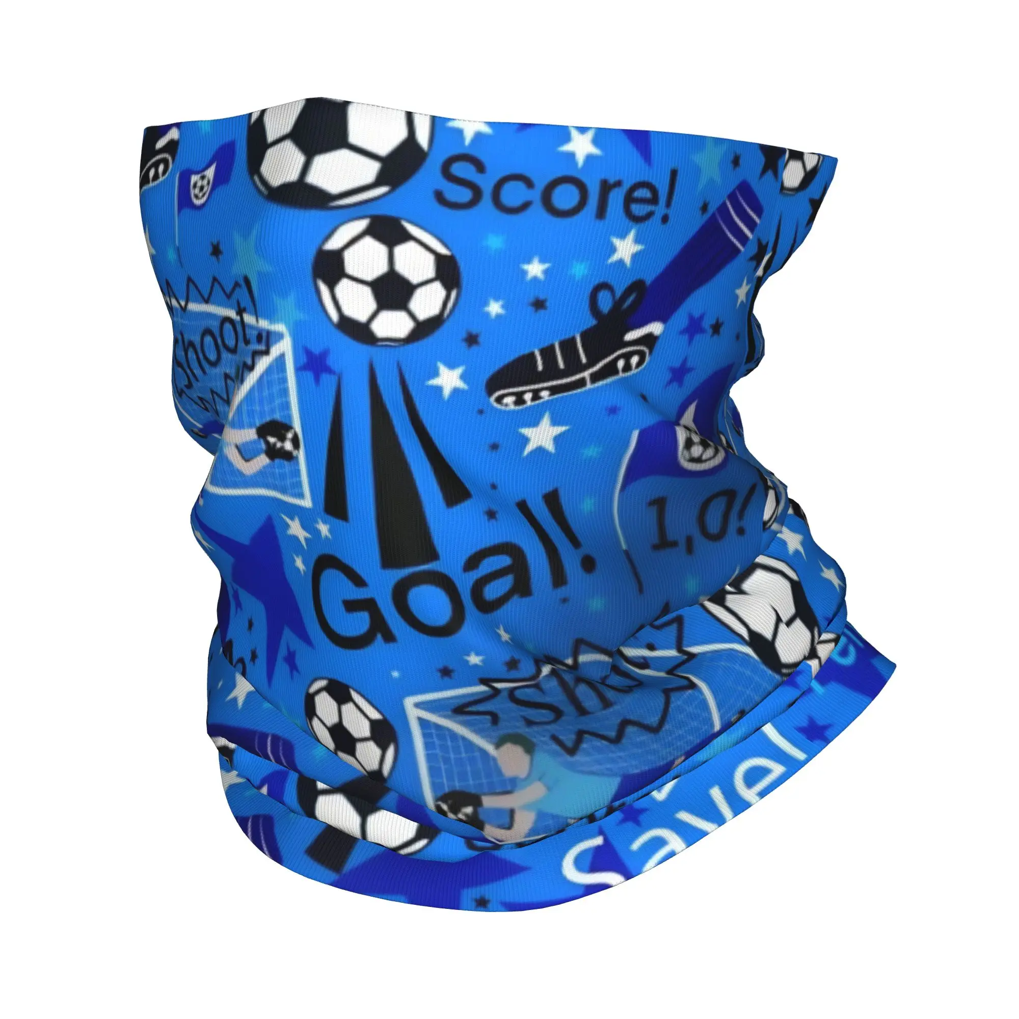 

Football Soccer Patten Bandana Neck Cover Printed Wrap Scarf Multifunctional Face Mask Fishing Unisex Adult Windproof