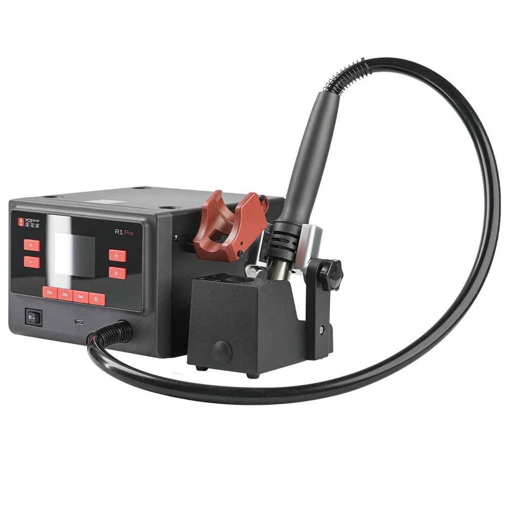 

YCS R1 Pro 1000W Intelligent Hot Air Station Heating Desoldering Repair Machine with 4 Nozzles For Phone CPU IC BGA SMT Rework