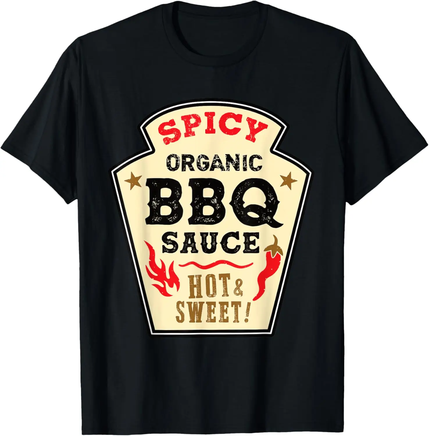 BBQ Sauce Hot Spicy Grill Ketchup Barbeque Halloween Costume T-Shirt