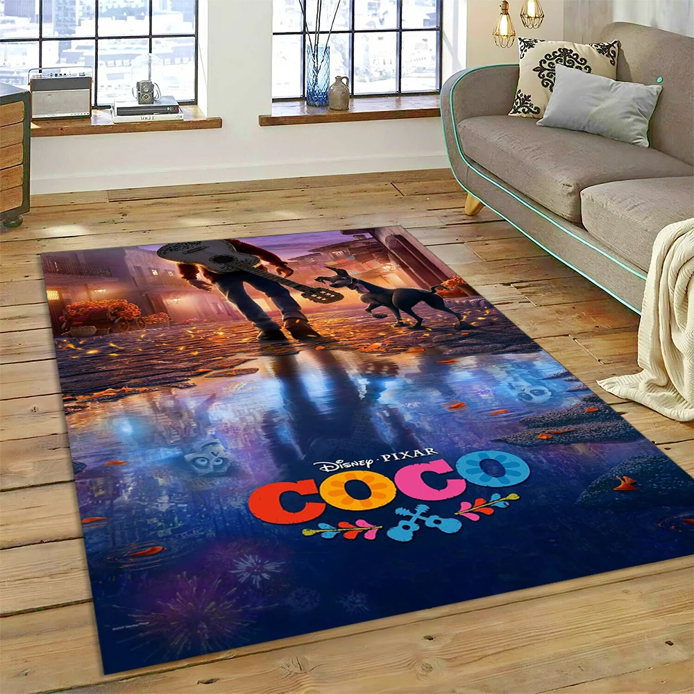 27 Style Cartoon Coco Day of The Dead Disney Carpet Rug for Bedroom Living Room Home Sofa Decoration,kids Large Decor Floor Mat