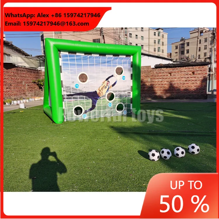 Cheap Amusement Inflatable Basketball And Football Interactive Airtight Game For Funfair Indoor Play Area