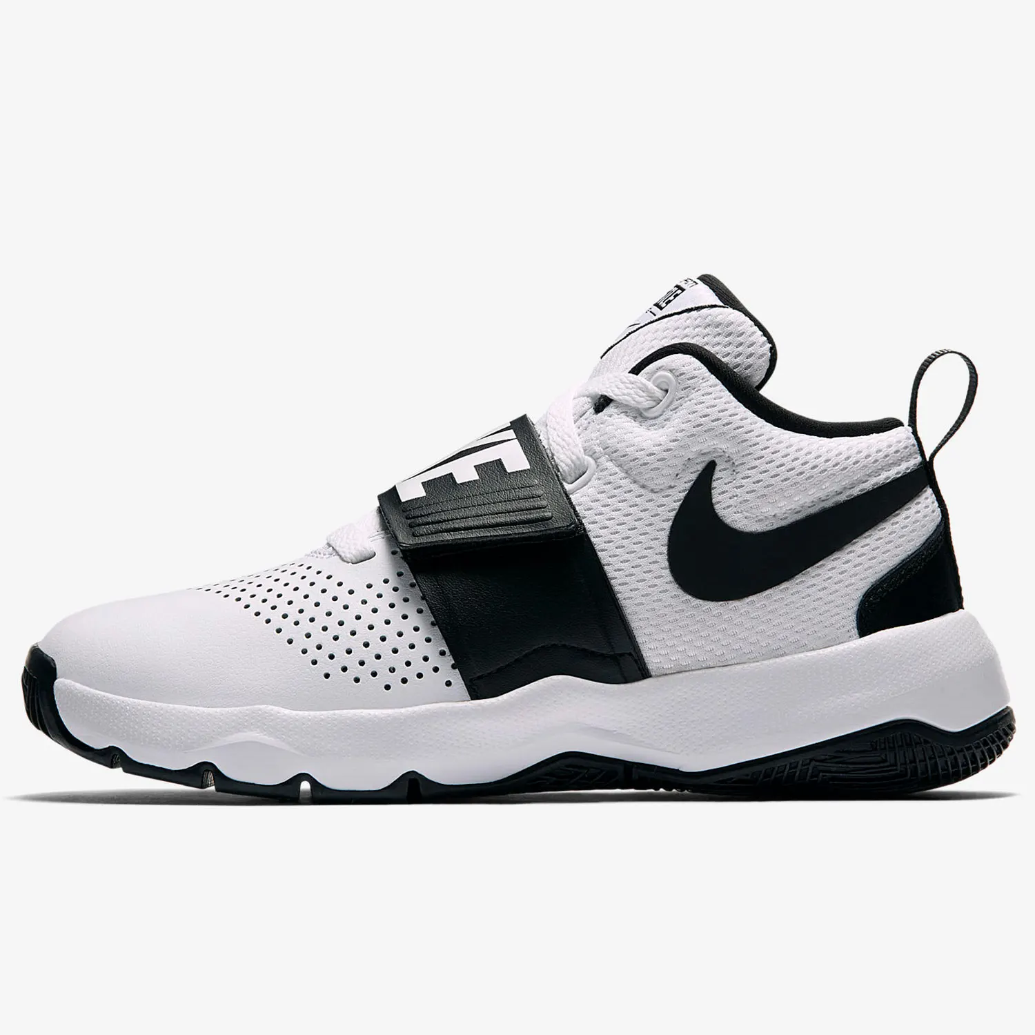 

Nike Authentic TEAM HUSTLE D 8 (GS) Grade School Basketball Shoes 881941-100