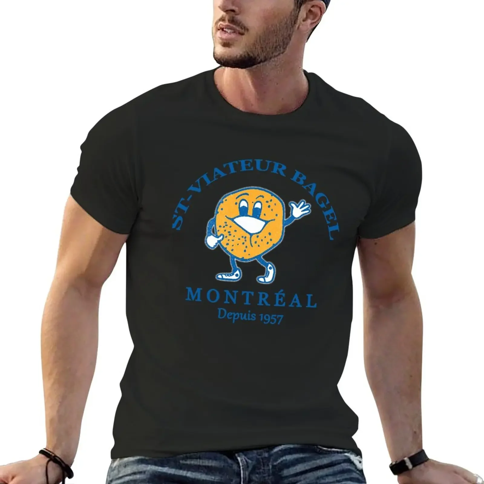 New Bagels Are booming ST Viateur Bagel Montreal Depuis 1957 Essential T-Shirt graphic t shirts mens vintage t shirts