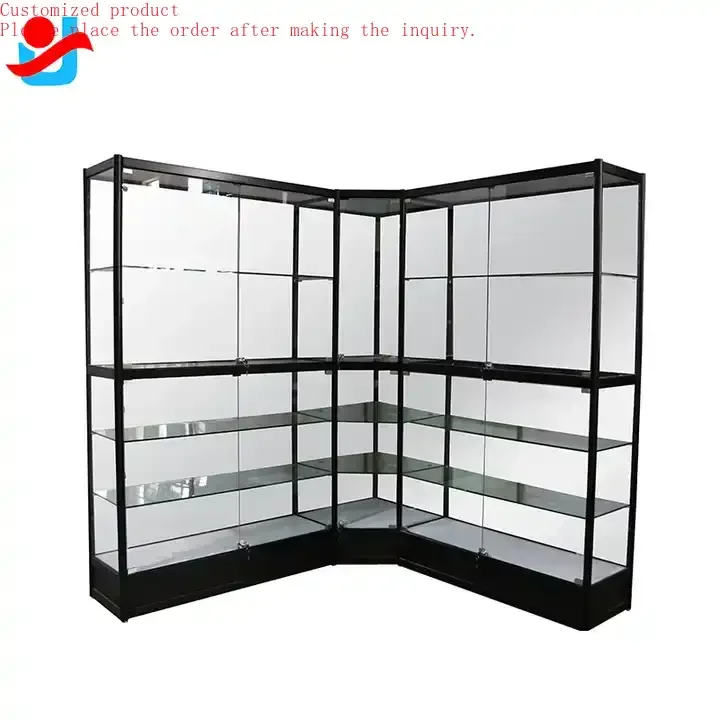 

Custom.Jewelry Shop Store showcase for Display showcase / Jewelry Store 3d Design Display Cabinet/ Glass Display for Sale