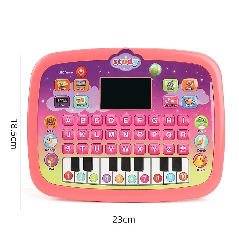 Kids Tablet Toy learning machine Educational Toddler Laptop English Preschool Language Gift Toddler Developing Cognitive Skills