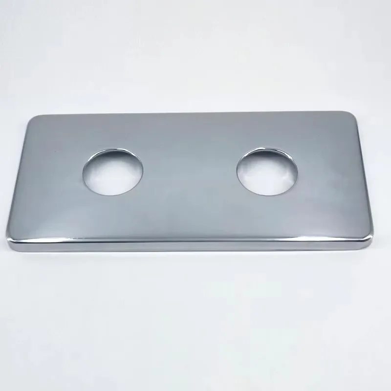الحديثة الكبيرة مربع الفولاذ المقاوم للصدأ دش صنبور غطاء الزخرفية أربعة جوانب لوحة مخفية لتطبيق المطبخ الحمام