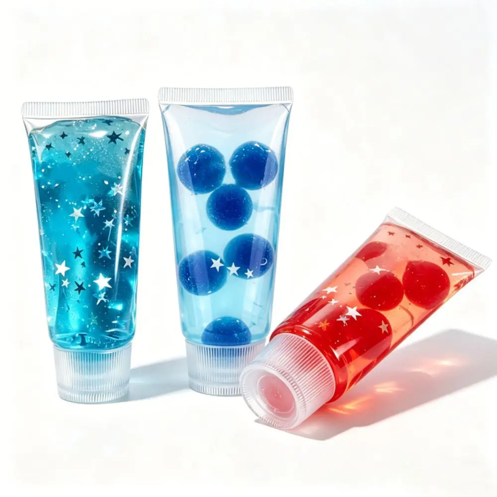 Children Non-Bounce Toothpaste Squishy Sensory Soft Elastic Facial Cleanser Fidget Shapeable Pinch Squishy & Adults