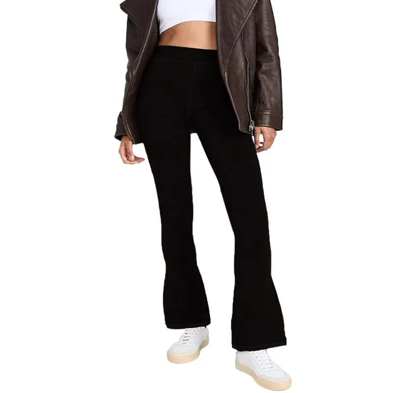 

Женские модные прямые брюки больших размеров с эластичным поясом 2026