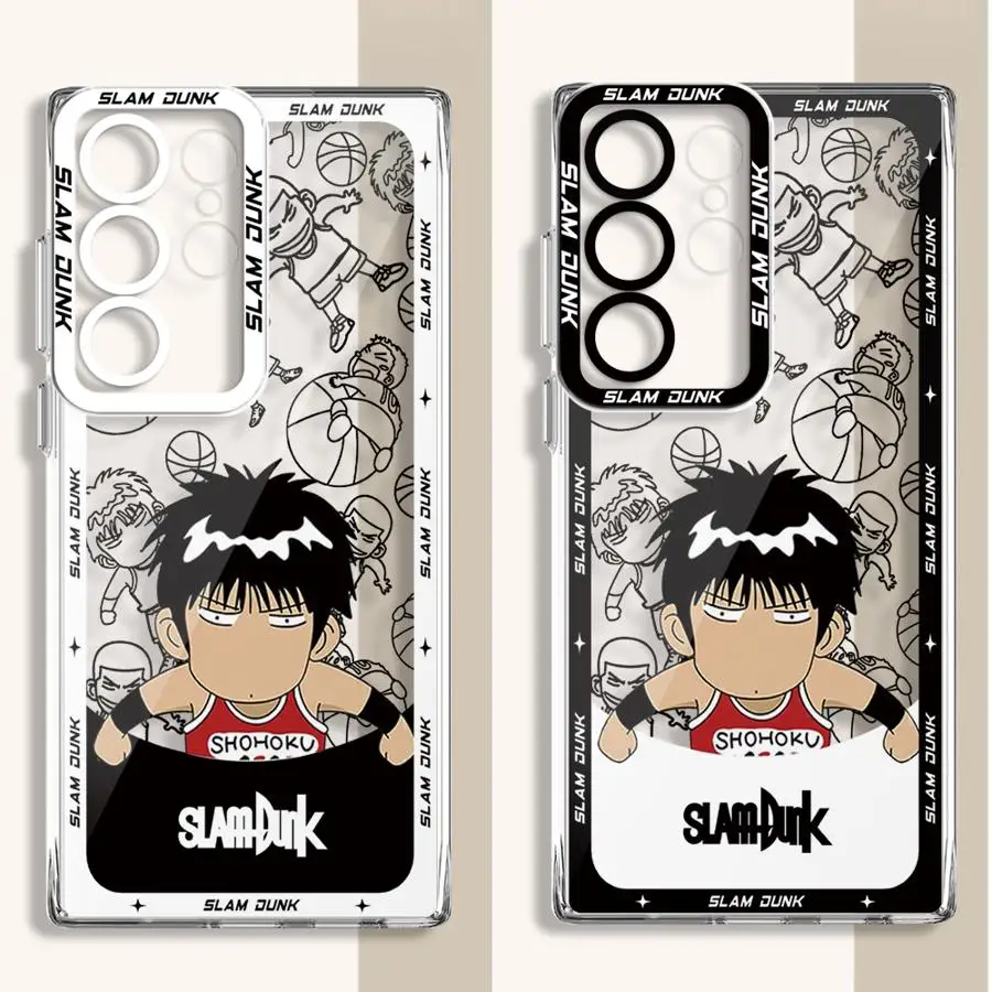 Anime Slam Dunk Case for Samsung Galaxy S24 Ultra S23 FE S20 FE S22 Plus S21 Note20 S21 Ultra Note10Plus Cover Soft