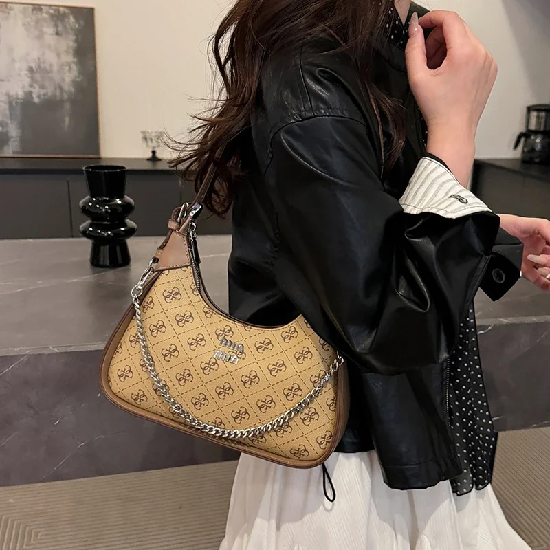 حقيبة ماسنجر نسائية ذات علامة تجارية فاخرة مصنوعة من الجلد الفاخر، حقيبة كتف كلاسيكية للسيدات الأنيقات، حقيبة يد مصممة مشهورة #2