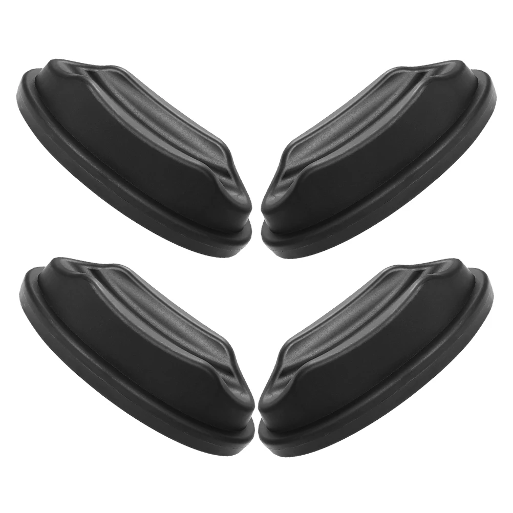 

4pcs Bike Trainer Front Wheel Pad Stable Base Lightweight Portable Suitable Most Bikes Cycling Exercise Stand Rack