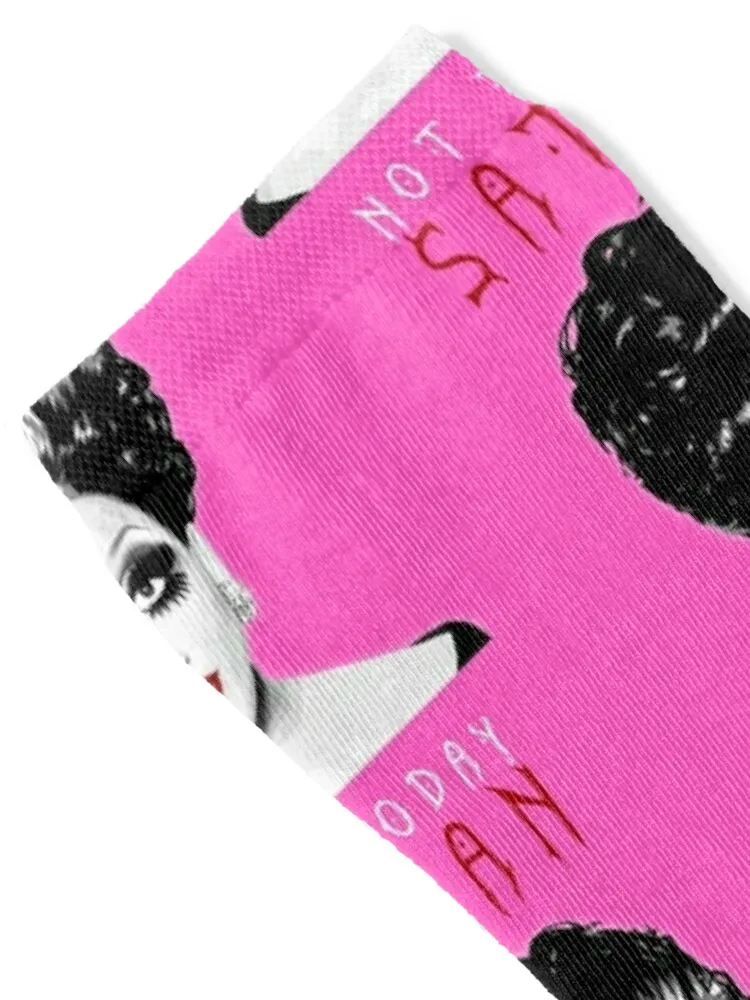 Bianca Del Rio Not Today Satan Socks winter gifts anti slip football hip hop warm winter Men's Socks Women's