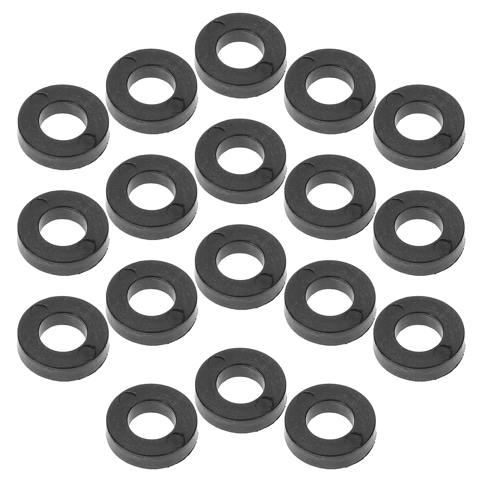 

100pcs Black Plastic Drum Washers Screw Components Antislip Jazz Drum Accessories Gasket Replacement Parts