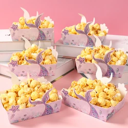 Mermaid Snack Trays Little Mermaid Birthday Party Decoration Baby Shower Girls Birthday Party Supplies Under The Sea Decorations