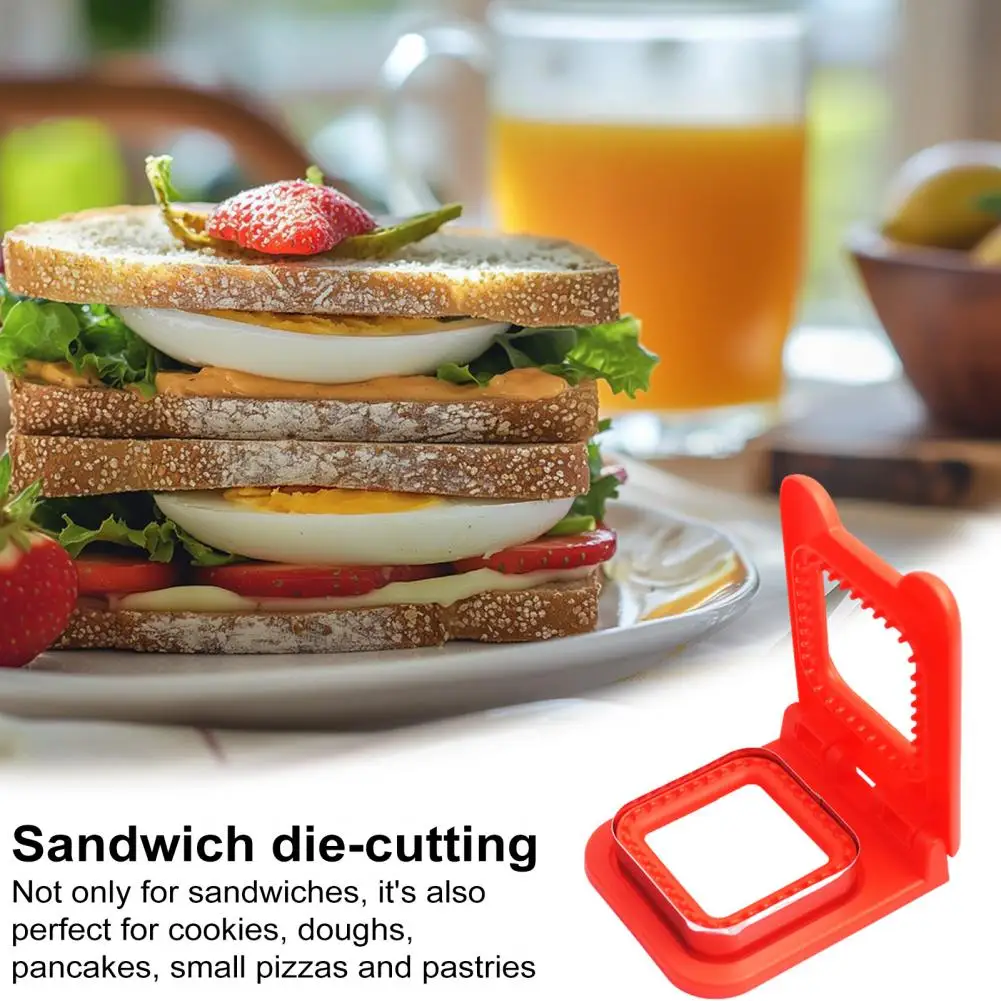 Easy-to-use Sandwich Cutter Sandwich Cutter Sealer Set for Quick Easy Lunch Prep Kid-friendly Sandwich Making Gadget for Bento