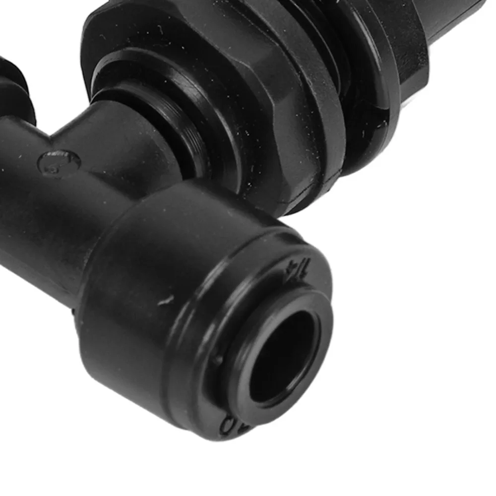 PP Reptile Fogger Black 360° Rotating Misting Nozzle 1/4 Inch Quick-Fit Port Humidity Control Terrarium Fogger Indoor Planting