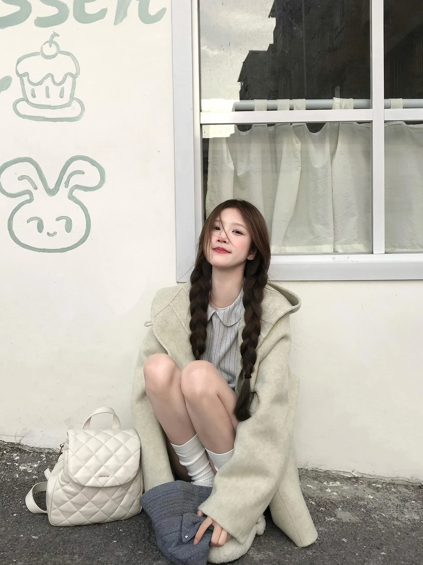 

Женское повседневное свободное шерстяное пальто с капюшоном, новое зимнее, приталенное, мягкое, для города, чистошерстяное, для электронной коммерции