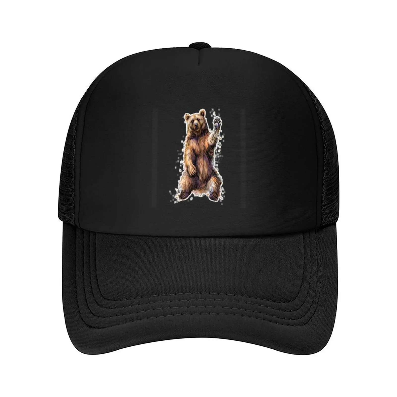 

bear painting Art of zoo Baseball Cap Snap Back Hat New In Hat fishing caps man |-F-| Women Hats Men's