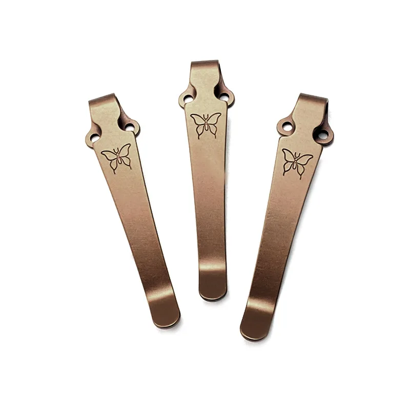 مشبك جيب من سبائك التيتانيوم مقاعد البدلاء (515)، 710 و730: ملحق بديل للحمل العميق من قطعة واحدة بتصميم CNC #5