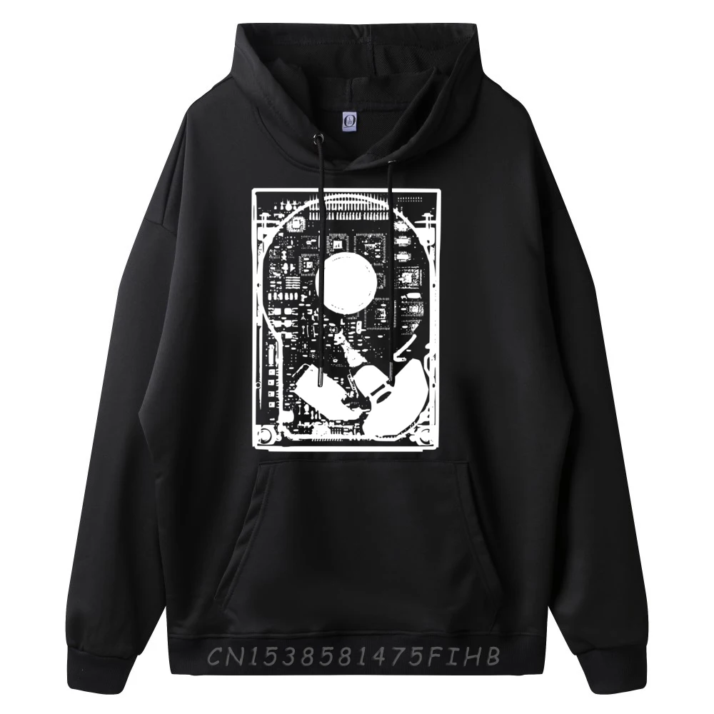 HDD Hard Disk Programmer Computer Techie ITler Admin Designer Hoodies Female SOFT Funny Shirt Outdoor