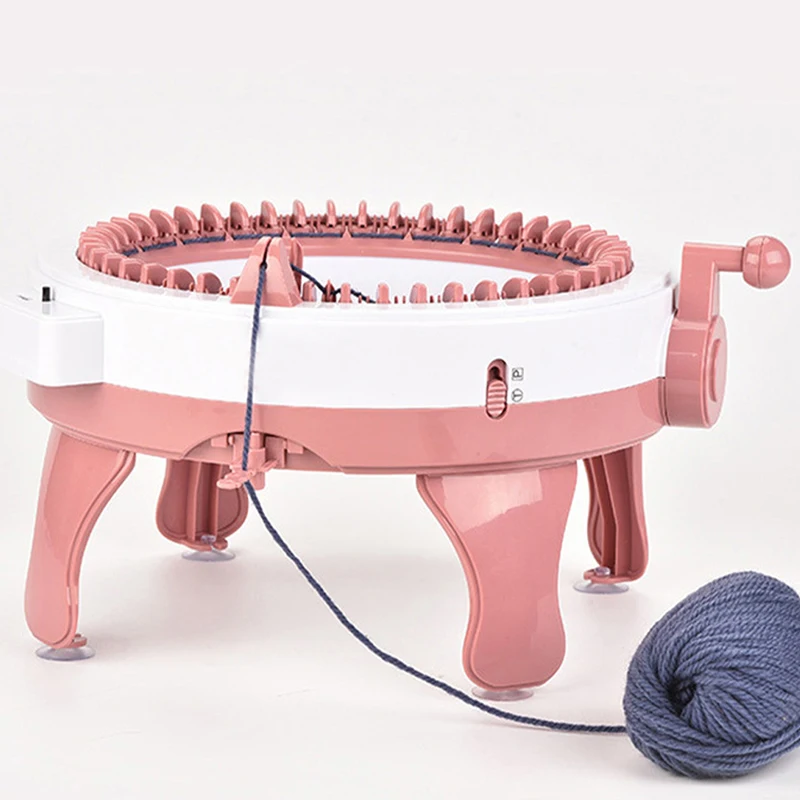 

MIUSIE Professional 48 Needles Smart Weaving Loom Round Spinning Knitting Machine Plastic Knitted Machine Sewing Tools