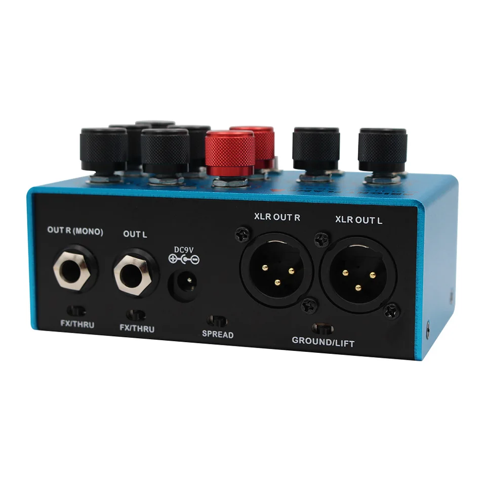 Mosky Audio Bright Flame Multi Guitar Amp Simulator Pedal,Stereo