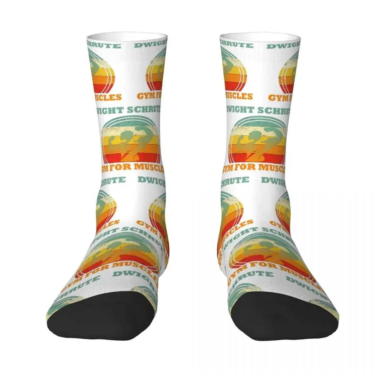 

Dwight Schrute Gym For Muscles Socks Harajuku Super Soft Stockings All Season Long Socks Accessories for Unisex Birthday Present