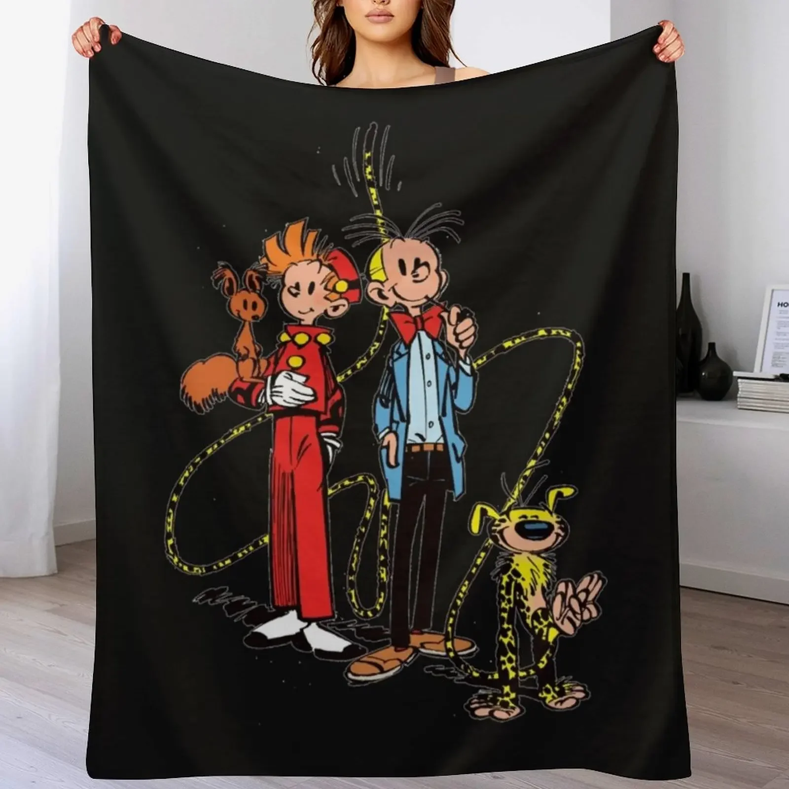 

marsupilami & spirou Classic Throw Blanket Thins For Baby Blankets For Sofas Soft Big Blankets