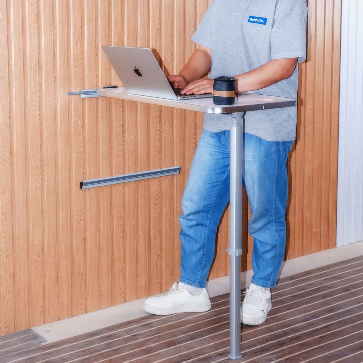 أرجل طاولة RV قابلة للتمديد، سهلة التركيب، مع قضبان متقاطعتين، قابلة للطي للتخزين، مناسبة للمركبات الترفيهية والمقطورات والتخييم.